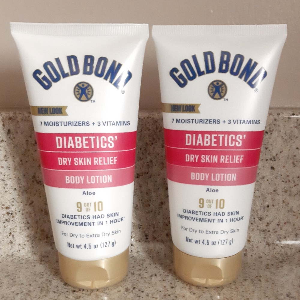 Gold Bond Diabetics Skin Relief Lotion Bundle